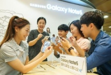 삼성전자, 갤럭시 노트5 S펜으로 그림 그려요