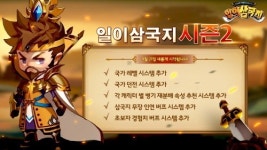 룽투코리아 일이삼국지 시즌2 오픈 대규모 업데이트 실시