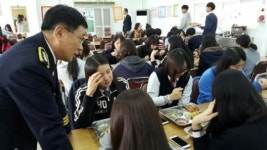 전진선 양평서장 “학교폭력으로 상처받는 학생 없도록 하겠다”…모교 지평중 방문