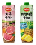 팩에 담아 더 신선한 주스…‘델몬트 자몽 플러스’, ‘델몬트 파인애플 플러스’ 출시