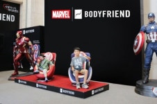 바디프랜드, 롯데百서 마블 콜라보 안마의자 ‘허그체어’ 첫 선