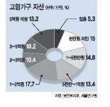 서울 고령가구 62.2%‘빚없는 자가주택’거주