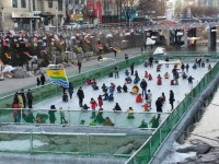 “관악구 도림천으로 썰매타러 오세요”
