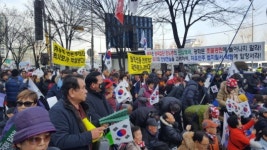 친朴단체 “태극기로 촛불을 끄자”…특검 압박