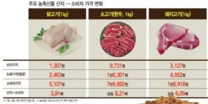 [물가폭등에 배불리는 유통업체] 손 거칠 때마다…마법처럼 값 껑충 또 껑충