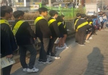중랑구, 지하철역 앞 ‘학교폭력 NO!’ 캠페인