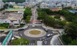 원주시 회전교차로 8곳에 추가 설치
