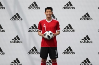 손흥민, 아디다스 본사와 15년간 후원 계약