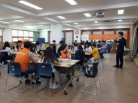 한화시스템, 구미 저소득가정 청소년과 ‘위-위드’ 진행