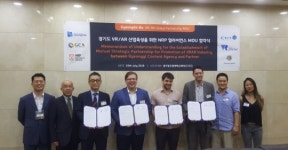 경기콘진, 해외 VRㆍAR 선도기업 3개사 추가 MOU 체결
