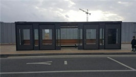 시흥시, 새로운 버스정류소 모델 개발…편의성ㆍ비용 고려 롤스크린 방식