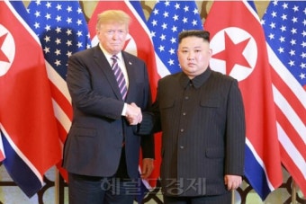 트럼프 “김정은과 대화 좋다…빨리 갈 필요는 없다”