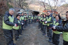 새울본부, 소외계층에 ‘연탄배달’ 봉사