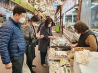경기콘진 코로나 19 나눔..부천강남시장 자매결연