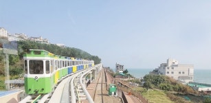 해운대 블루라인파크 준공, 친환경 해변열차·캡슐 타고 달린다