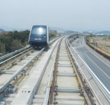 전남 순천만국가정원 소형경전철 ‘스카이큐브’ 재개통
