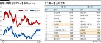 삼성SDI ‘2차전지 대장주’ LG화학 맹추격