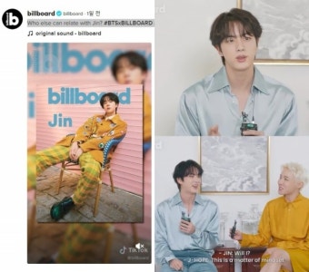 방탄소년단 진, 빌보드 매거진 화보에서 선보인 비주얼킹
