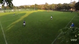 [영상] 이걸 막아? 축구장 난입 개, 기막힌 슈퍼 세이브