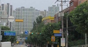 거미줄처럼 얽힌 성남북초교 일대 전선 지중화