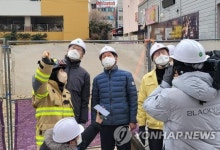 광주 붕괴현장 찾은 안경덕 고용장관 HDC 본사·주요현장 특별감독 지시