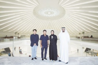 UAE 장관 만난 이수만 “아랍팝, 어때요”