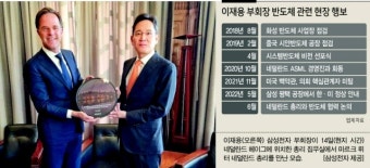 이재용, 네덜란드 총리와 반도체 협력 강화