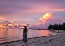 사이판, 세계적 석양 풍경..한낮 바다는 팔색조 [남국여행④]
