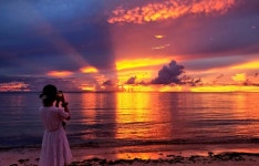 사이판, 세계적 석양 풍경..한낮 바다는 팔색조 [남국여행④]