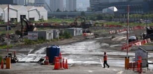 [헤럴드pic] 공사중인 용산국제업무지구