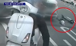 주정차 차량 피하려다…킥보드 출근 40대, 굴착기에 치여 사망