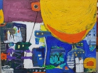 서양화가 유경자 인천 아시아아트쇼 2022 출품