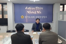 이영봉 경기도의원, 의정부시 백석천 제1지하주차장 정비사업 현황 점검