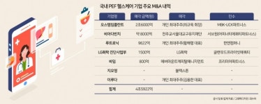 헬스케어 바이아웃 훈풍