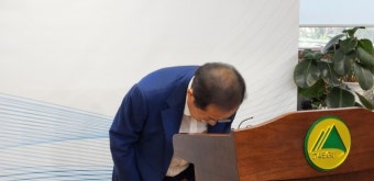 고개숙여 사과했지만...'수해 골프' 홍준표에 당원권 정지 10개월