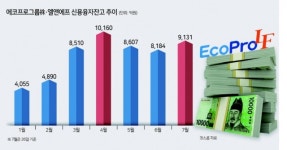 에코프로그룹주·엘앤에프 ‘빚투’ 1조 경보