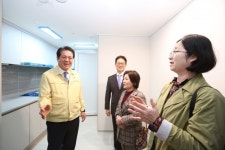최대호 안양시장, 덕현지구 청년임대주택 공급 전 현장점검