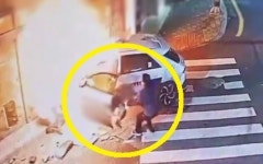 “불타는 사람 구해야겠다는 생각뿐” 화염 휩싸인 택시서 70대 운전사 구출 ‘시민영웅’