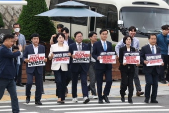 “청문회 증인 출석하라”…용산 찾아간 野 법사위원들[이런정치]