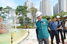 화성도시공사 경영진, 물놀이장 특별점검