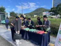 전남농협, 남악 버스정류소서 ‘모두의 아침밥 캠페인’전개