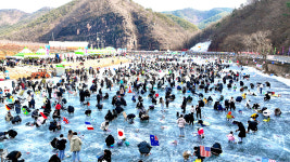 안동암산얼음축제30여만명 방문‘성황리 폐막‘
