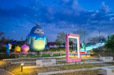 무릉계곡물 동해로 가는 전천, 캐릭터 소풍터 변신