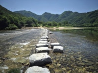 안동시, 126m 자연석 징검다리로 퇴계 예던길 연결…관광명소 자리매김
