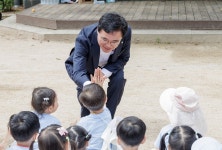 진교훈 강서구청장, 어린이집 원아와 함께하는 플리마켓 참석