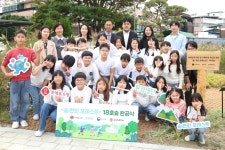 롯데홈쇼핑, 다문화학교 경기 안성초에 ‘18번째 숲’