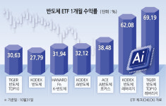 “삼전 수익률보다 높다”…‘15만전자·75만닉스’ 기대에 반도체 ETF로 몰리는 개미들 [투자360]