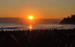 동해시 일출 관광객 41% 증가, 전지훈련 ‘동해 러시’도