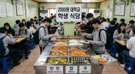 강원대, 2천원 저녁 뷔페 쏜다…릴레이 모금 캠페인