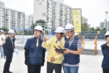 서준오 노원구청장 여름철 우기 대비 대형 공사장 현장점검